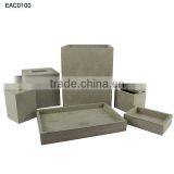 Wholesale Nature Concrete Bath Set Modern Bathroom Sets 6 Piece Bathroom Accessorries Sets thumbnail-1