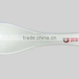White Melamine Soup Spoon thumbnail-1