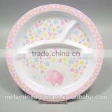 High Quality Modern Design Melamine Kids Dinner Plate/sectional Children Plate thumbnail-1