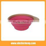 Animal Collapsible Bowls, Silicone Feeding Bowls, Dog Rubber Folding Bowl thumbnail-1
