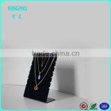 Clear L Shaped Acrylic Display Stand to Hang Necklace, Perspex Necklace Stand thumbnail-3