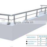 Stainless Steel Mini Solid Balustrade Safety Barriers Balustrade thumbnail-2