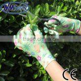 NMSAFETY 13 Gauge Fashion Nitrile Coated Garden Gloves thumbnail-1