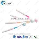 Long Rubber Handle Teeth Whitening Soft Nylon Bristle Adult Toothbrush thumbnail-5