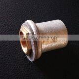 Gold Galvanized Electrical Male or Female Brass Bush (short) With Lock Nut thumbnail-2