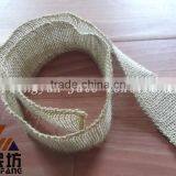 Burlap Ribbon Wired Edge Natural Jute Fiber for Gift Wrapping thumbnail-1
