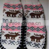Kids Anti Slip Moccasin Slipper Sock thumbnail-4