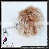 CX-R-36 Cute High Quality Genuine Rabbit Fur Ball Key Chain Keychain thumbnail-3