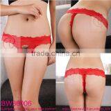 Sexy Red Open Front Panties Sexy Valentine Thong thumbnail-1