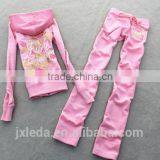 2016 New Designs Cheap Embroidery Sport Two-piece Suit Woman thumbnail-1