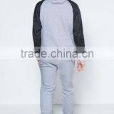 Hot Sale Raglan Hooded Tracksuit Popular Splice Tracksuits for Men thumbnail-2