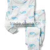 Whale Printed Pajama Set for Kids thumbnail-1