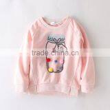 S33021W Kids Baby Girls Spring Fancy Swearshirt Long Sleeves Pullover Tops thumbnail-3