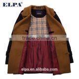 ELPA 2016 Fashion Kid's Coats Latest Design Wool Coat Lambswool Fur Collar Wool Overcoat thumbnail-4