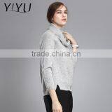 Winter Women Turtleneck After Short Before Long Cashmere Sweater thumbnail-2