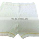 50% Polyester & 50% Cotton (1x1 Rib) Short Pants (White Bleached) thumbnail-3