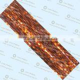 Orange Metallic Yarn thumbnail-1