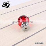 30MM Red Diamond Shaped Glass Door Handle thumbnail-2