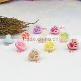 Monopoly Child Buckle Button Clasp Buckle Candy Color Children's Little Feet Cartoon Buttons 13mm thumbnail-1