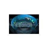 Attractive 4D 5D 6D 7D XD Movie , Arc / Ball / Globular Screen 4D Theater System for Outdoor Scenic