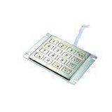 20 Keys Wired Ps / Rs232 Stainless Steel Keyboard , 20 Button Keypad