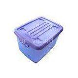 Blue ABS / PC / PU Custom Plastic Containers For Large Plastic Storage Lid thumbnail-1