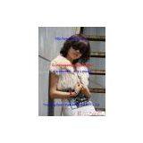 Discount Piced Together Rabbit Fur Vest Waitstcoat S-1001