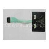 Pet And 3m Adhesive 4 Push Button Tactile Membrane Switch Black thumbnail-1