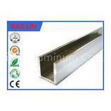 6063 / 6061 Aluminum Architectural Channel U Shaped Anti Corrosion Resistant
