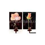 Wall Hanging Flower Printed Candle Holder thumbnail-1