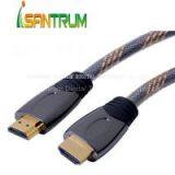 HDMI AM to AM Cable, Supports 3-D, Metal Plug,2160P Golden-plated Connector For 2.0V HDMI Cable