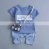 Summer Fashion Kids Clothing Baby 2pcs Short Sleeve T Shirt + Pants Suits Wholesale Kids Boy Shirt thumbnail-4