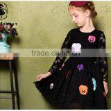 Hot Sale Elegant Princess Girl Party Dress Sequins Beads Lace Princess Dress for Kid Children Baby thumbnail-2