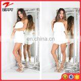 Wholesale New Arrival Woman Sleeveless Rayon Fabric Summer Fashion Playsuits 2017 thumbnail-2