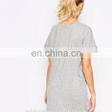 Oversized T-Shirt in Floral Print Maternity Pajama Sleepwear thumbnail-2