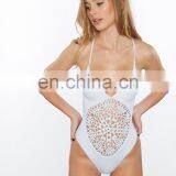 Australia Hook Pattern Brand Bikini Swim Wear One Peice Bathing Guangzhou Factory thumbnail-2