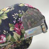 Korean Leisure All-match Flower Cloth Printed Flat Hat Hip-hop Duck Tongue Tide Sun Baseball Hats Special thumbnail-3