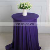 Purple Table Cover,Lycra Table Cover,spandex Cocktail Table Cover