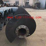 CFG Continuous Auger With Flange Coupling Dia 600mm With CFG Auger Head for CFG Pile Foundation thumbnail-1