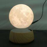 New Rotating Maglev Floating Levitating Moon Lamp Night Lighting thumbnail-2