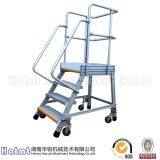 Portable Construction Industrial Ladders With Wheels thumbnail-1