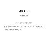 DIESEL ENGINE PARTS METAL CONNECTING ROD (0.50) 65.02410-6132 FIT FOR CRAWLER EXCAVATOR DX300LCS thumbnail-1