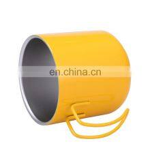 Classic 350ml Coffee Mug Double Wall Vacuum Insulated Stainless Steel Tumbler Cups With Handle thumbnail-5