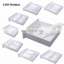 Cheap Dresser Vanity Set With Mirror and Stool Make-up Dressing Table 5 Drawers With 2 Dividers thumbnail-5