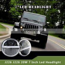 7-дюймовый светодиодный фара для замены головного фонаря для Jeep Wrangler JK thumbnail-2