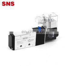 SNS Pneumatic Air 4V210-08 5/2 Port Single Coil Control Internal Pilot Type Electric Solenoid Valve With AC/DC 12V 24V 220V