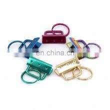 Hot Sale Handbag Metal Accessories Mix Colors Metal Keyring Key Fob Hardware With Ring Rainbow Clip thumbnail-3