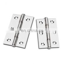 Large stock SUS201 Polished and Brushed Mute hinges Stainless Steel 3 inch Door Hinge