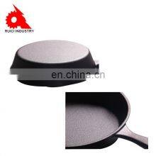 Home Kitchen Cast Iron Skillet Round Fry Steak Pan thumbnail-5