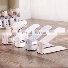 Wholesale Supplier Portable Best Travel Holder Charm Smart Closet Slot Plastic Storage Rack Shoe Organizer thumbnail-4